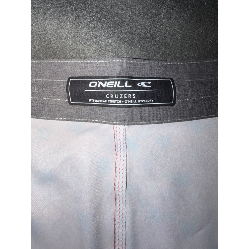 O'Neill Mens Cruzer Scallop 18 Board Shorts Orange Floral Hyperfreak Size 38 NEW - Picture 5 of 7